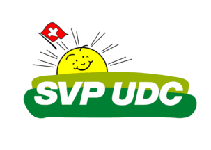 [Flag of Swiss People's Party]